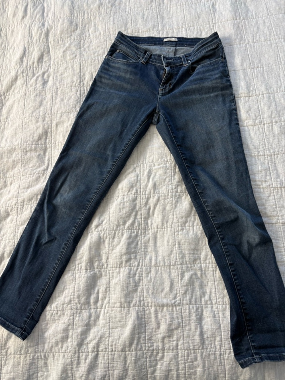 Eileen Fisher - Dark Wash Low Rise Jeans - 4